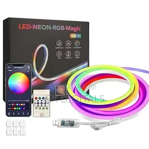 Smart RGB LED Strip Light – App Control, Music Sync, Bluetooth & Remot
