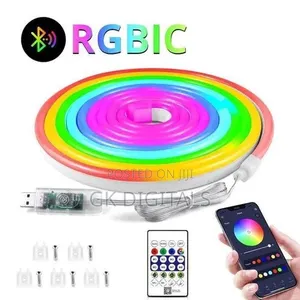 Smart RGB LED Strip Light – App Control, Music Sync, Bluetooth & Remot