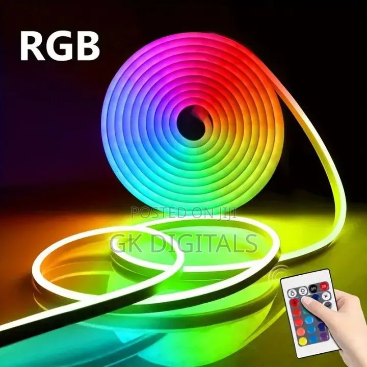 Smart RGB LED Strip Light – App Control, Music Sync, Bluetooth & Remot