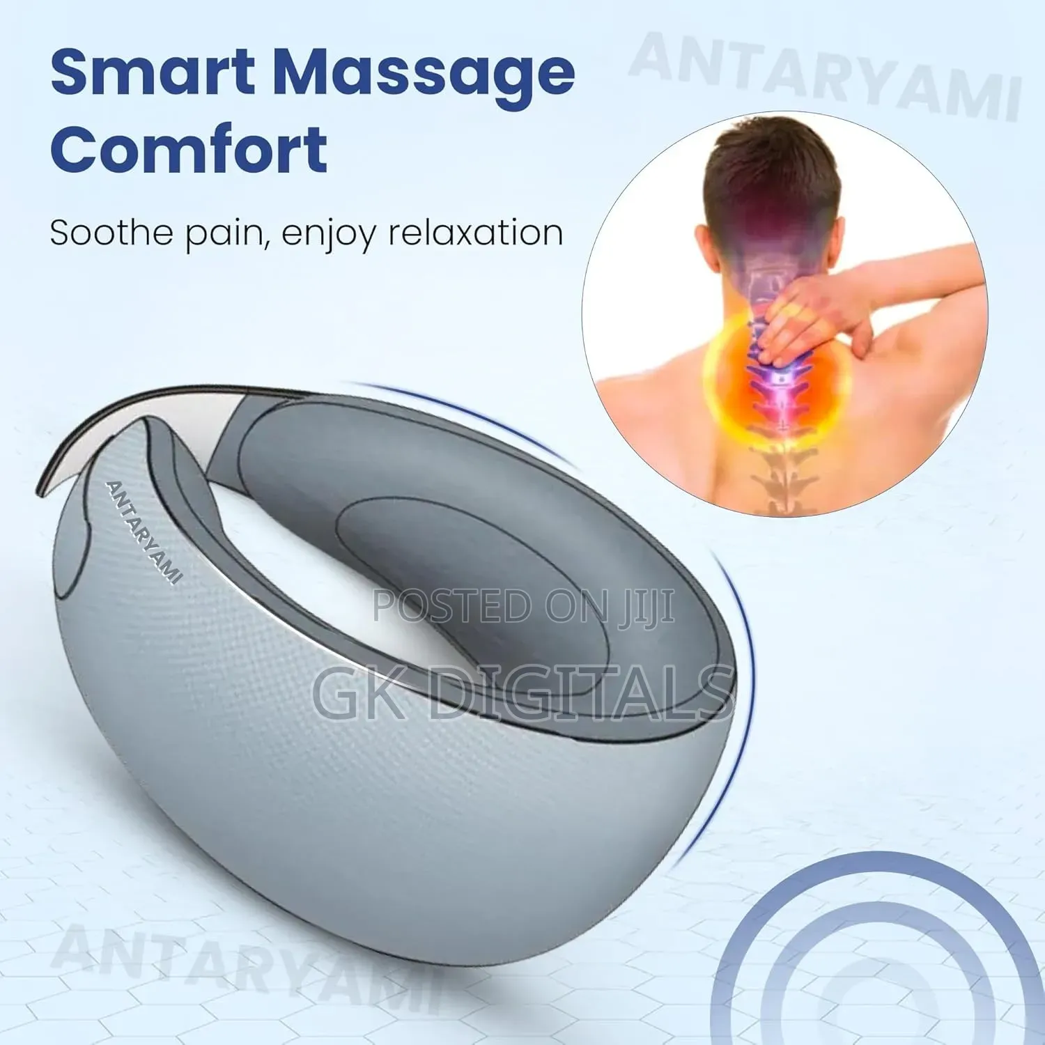 Electric Neck Massage Pillow – Auto Reverse for Pain Relief