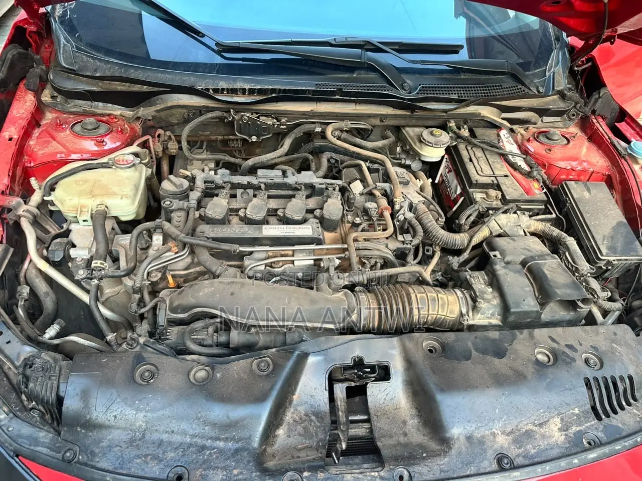 Honda Civic EX 4dr Sedan (1.5L 4cyl) 2016 Red