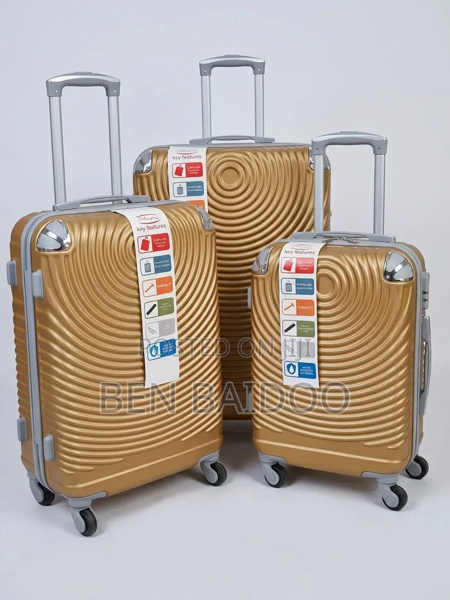 Plastic Luggage Bags 3 Pieces (Early Bird Brand Design)