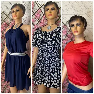 2 Pieces of Women Ladies Dress and a Red Top