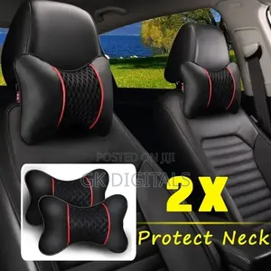 Car Headrest Neck Pillow Support, Universal Fit, Multiple Colors