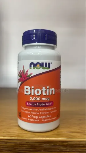 Biotin 5,000 MCG Veg Capsules
Energy Production*