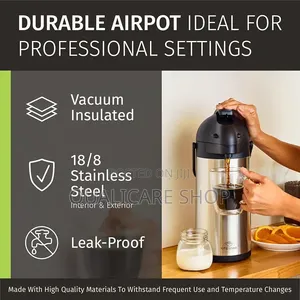 Flask - Cresimon 3.0L Stainless Steel Vacuum Airpot