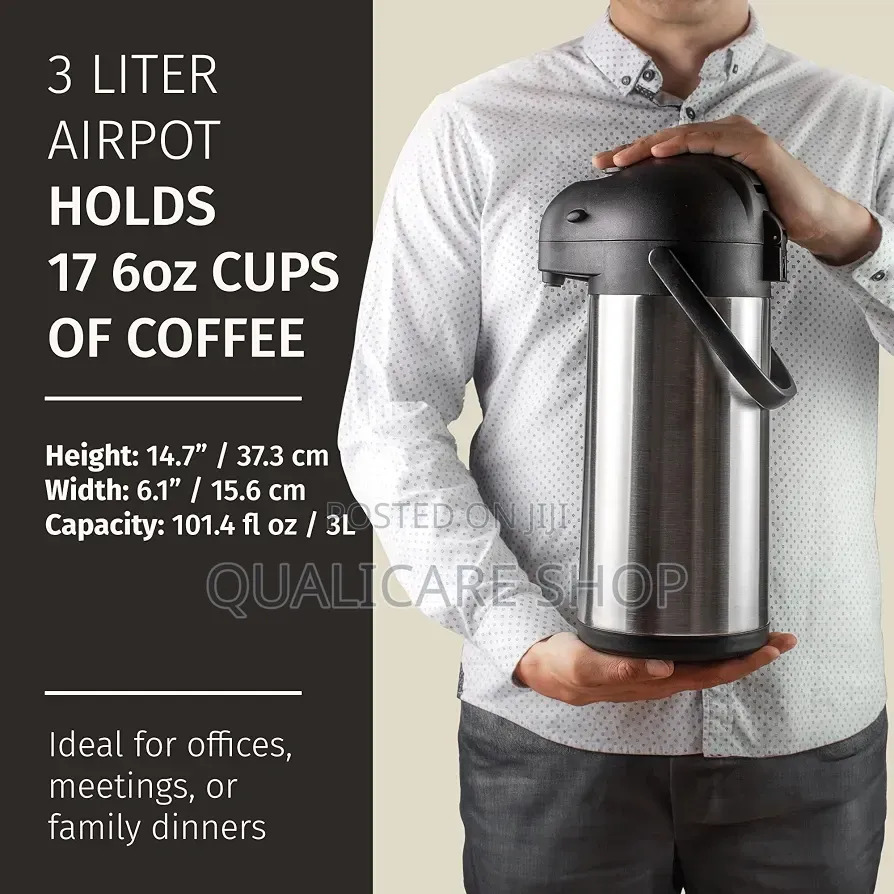 Flask - Cresimon 3.0L Stainless Steel Vacuum Airpot