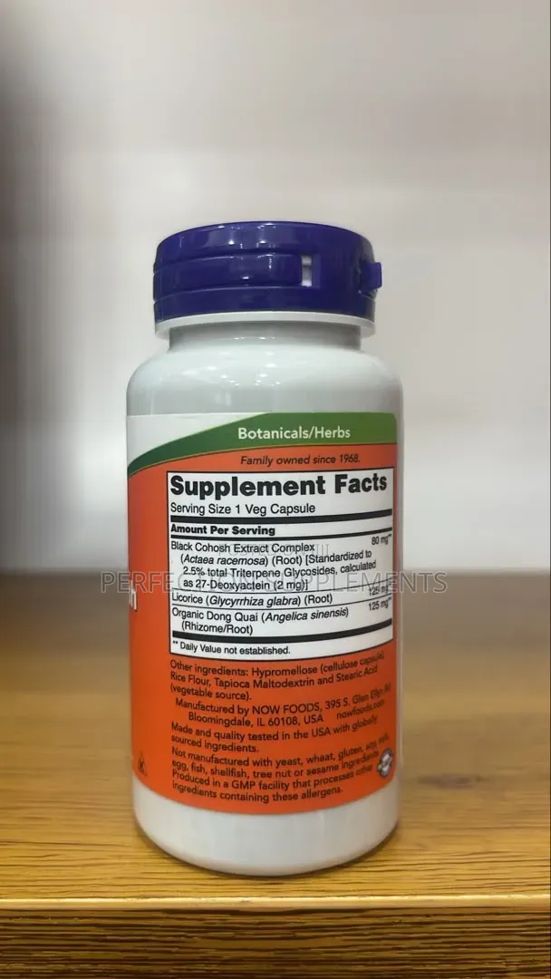 Black Cohosh Root 80 Mg Veg Capsules
Menopause Support*