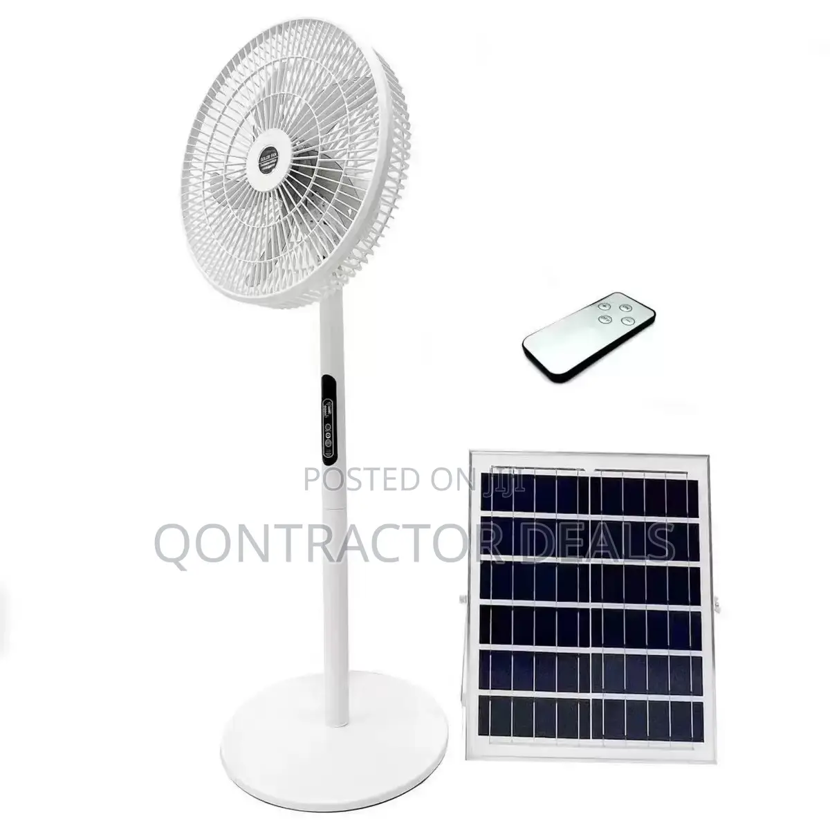 Solar Rechargeable Standing Fan