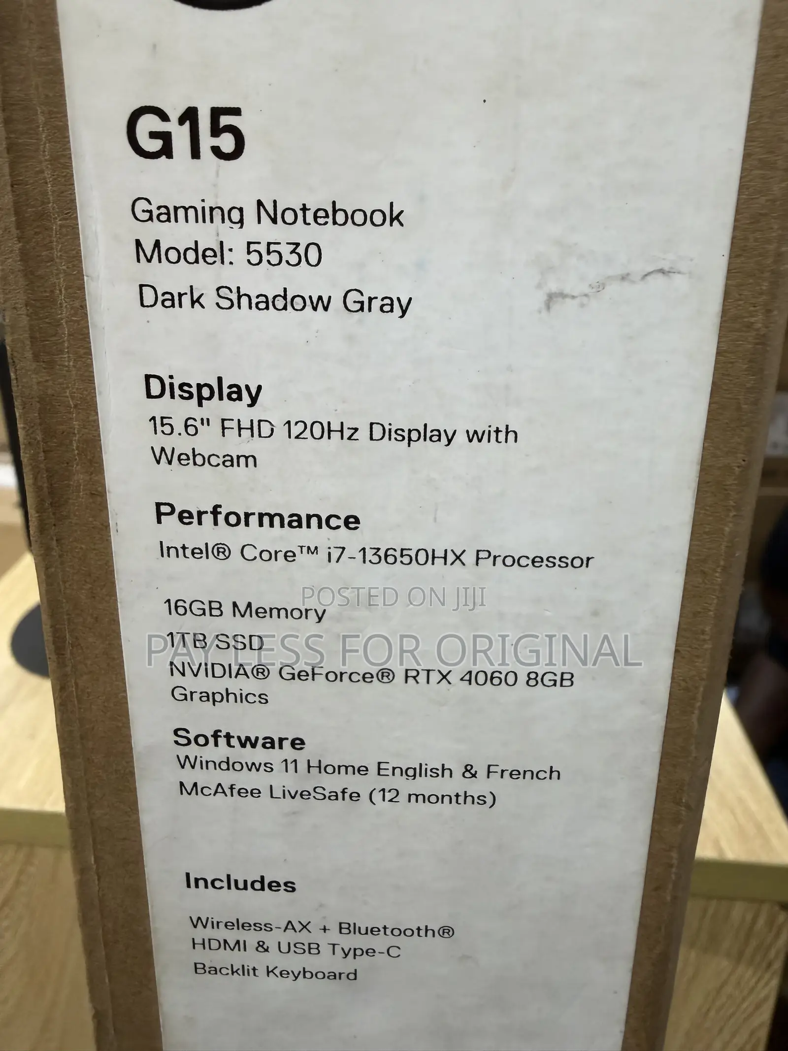 Laptop Dell G15 5530 16GB Intel Core i7 SSD 1T