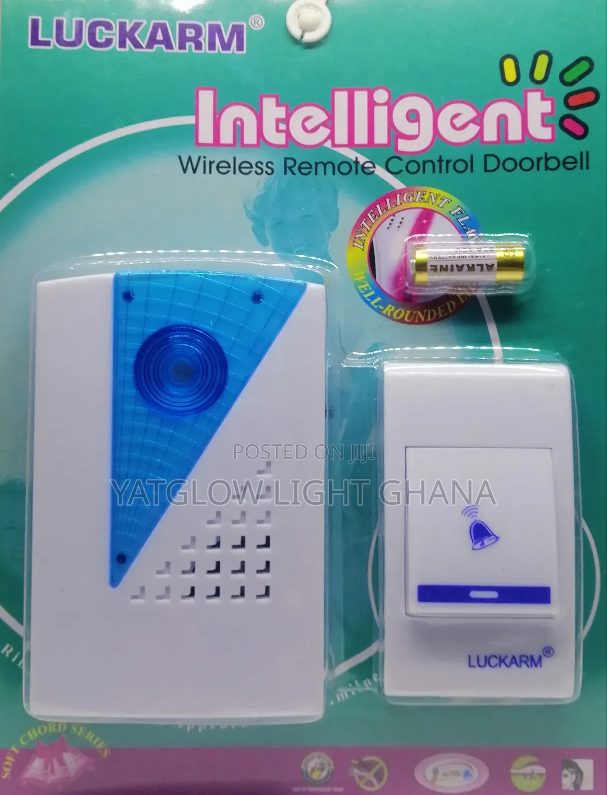 Wireless Battery Gate/ Door Bell. 200m- No WiFi Needed.