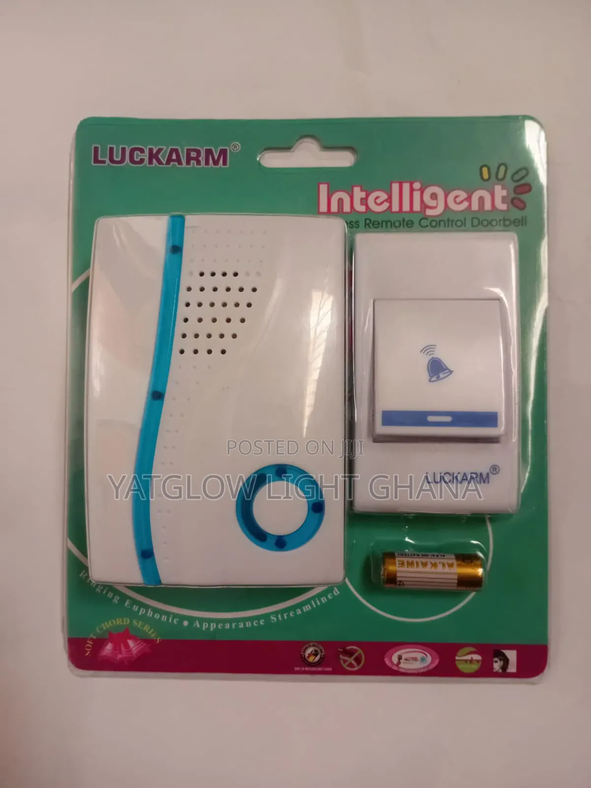 Wireless Battery Gate/ Door Bell. 200m- No WiFi Needed.