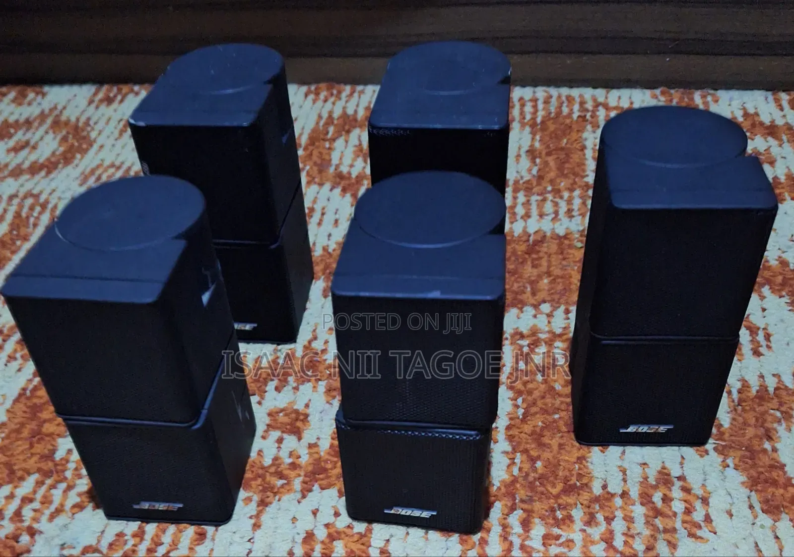 Bose Jewel Cubes Used.