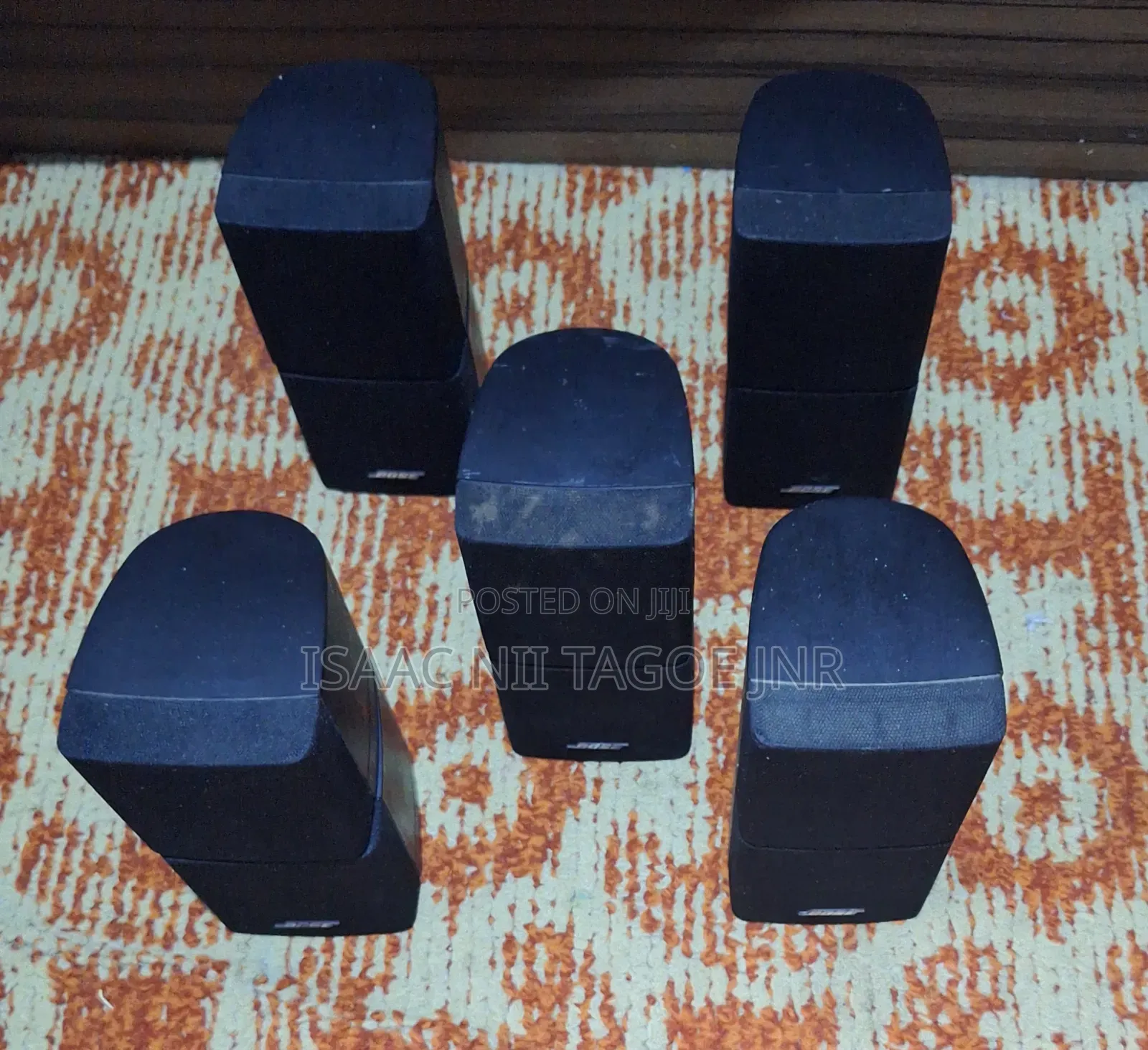Bose Cubes Used.