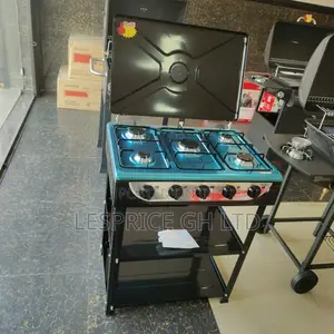 Long Lasting Original 5 Burner Gas Stove With Shelf From Decakila