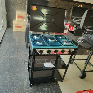 Long Lasting Original 5 Burner Gas Stove With Shelf From Decakila