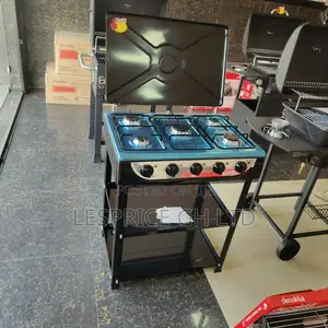 Magnificently Unique 5 Burner Gas Stove With Shelf From Decakila
