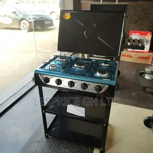 Topmost Top Quality 5 Burner Gas Stove With Shelf From Decakila