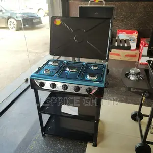 Promo Promo on Our New 5 Burner Gas Stove With Shelf From Decakila