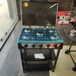 Massive Clearance Sale on Our Allnew 5 Burner Gas Stove With Shelf