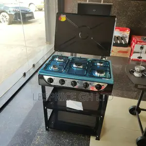 Wednesday Special Promo on Our Compact 5 Burner Gas Stove With Shelf