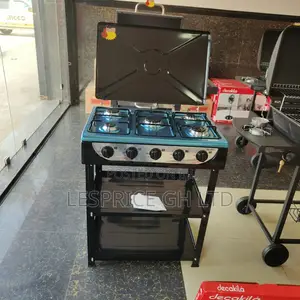 Monster Performance 5 Burner Gas Stove With Shelf From Decakila