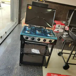 Monster Performance 5 Burner Gas Stove With Shelf From Decakila