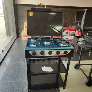 Decakilas Numero Uno 5 Burner Gas Stove With Shelf From Decakila
