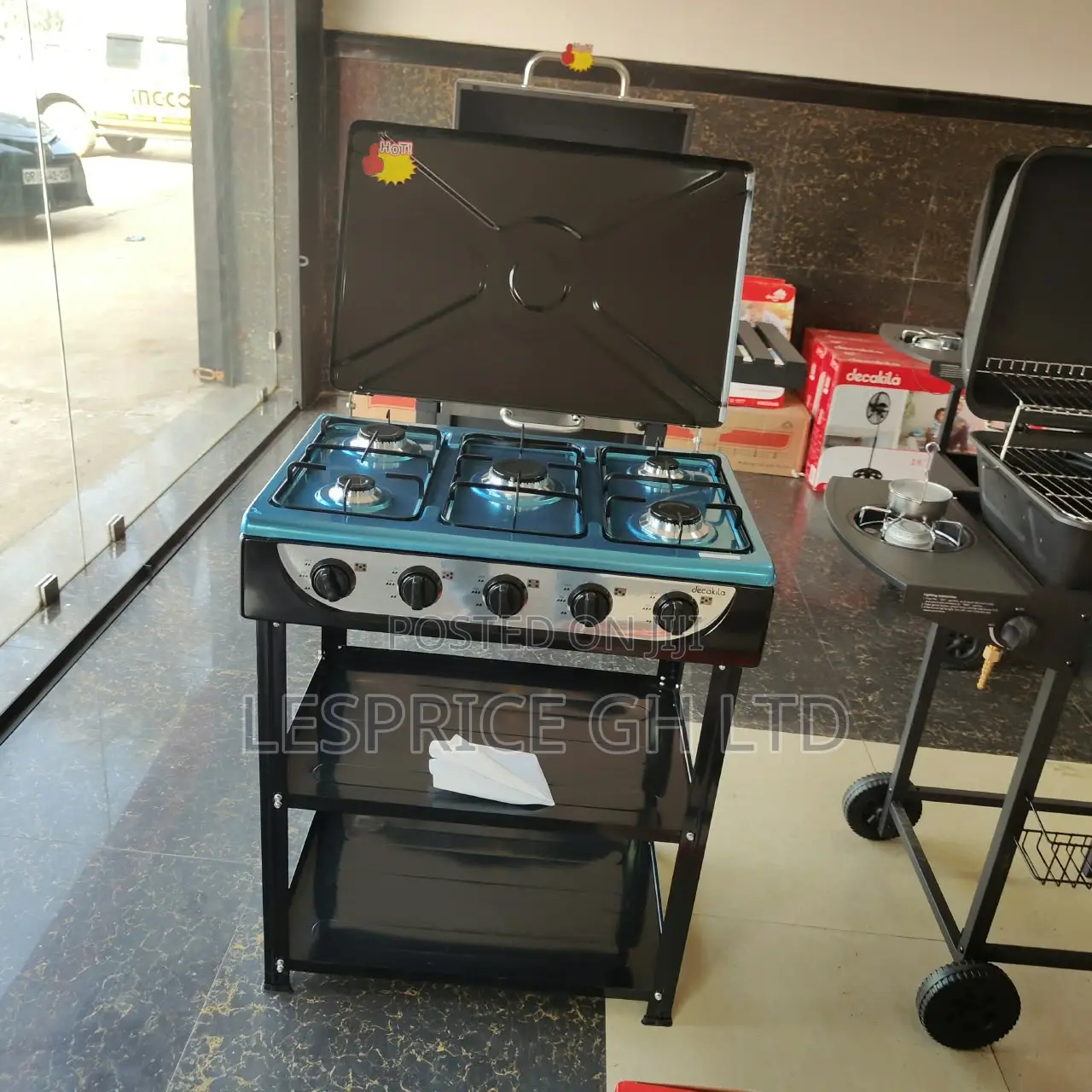 Grab Our Flawless 5 Burner Gas Shelf Stove @ an Unbeatable Price