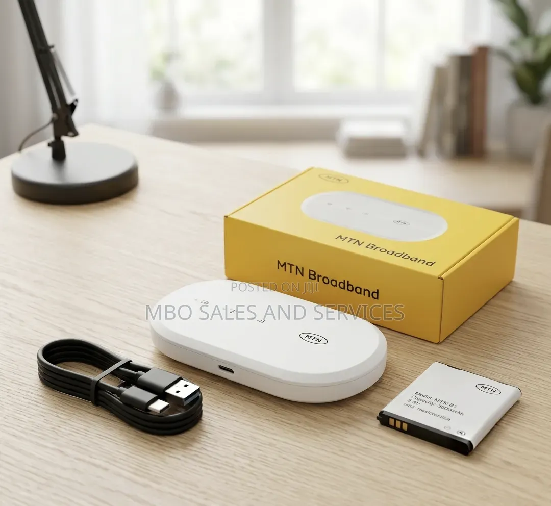 MTN ZTE Universal 4G LTE Mifi (WiFi 6 Technology Turbonet Supported)