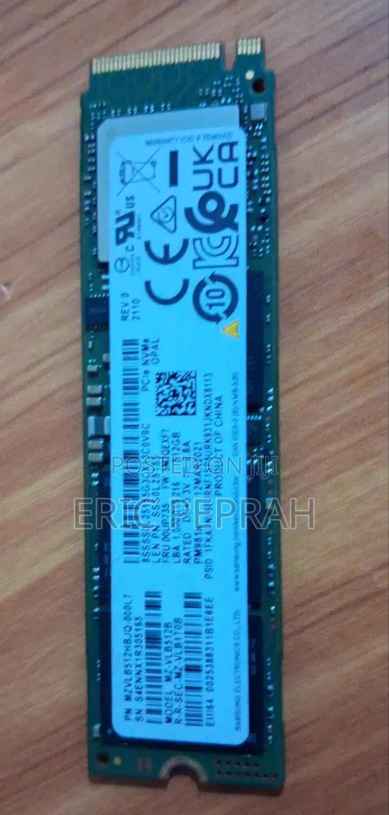 Samsung 512gb SSD Nvme for Laptops