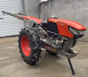 15HP Kubota Walking Tractor, Trailer, Plough and Ridge