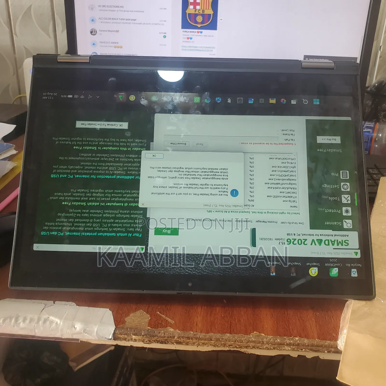 Laptop Lenovo ThinkPad X1 Yoga 8GB Intel Core i5 SSD 256GB