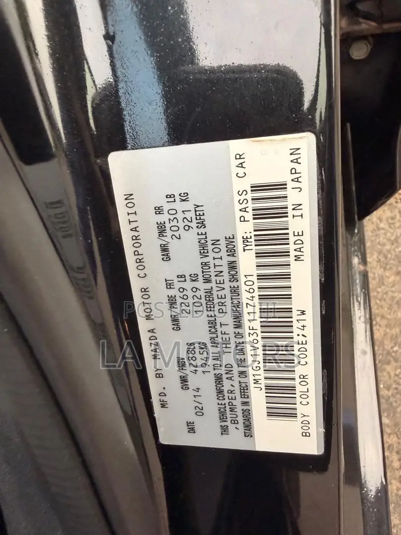 Mazda 6 2015 Black