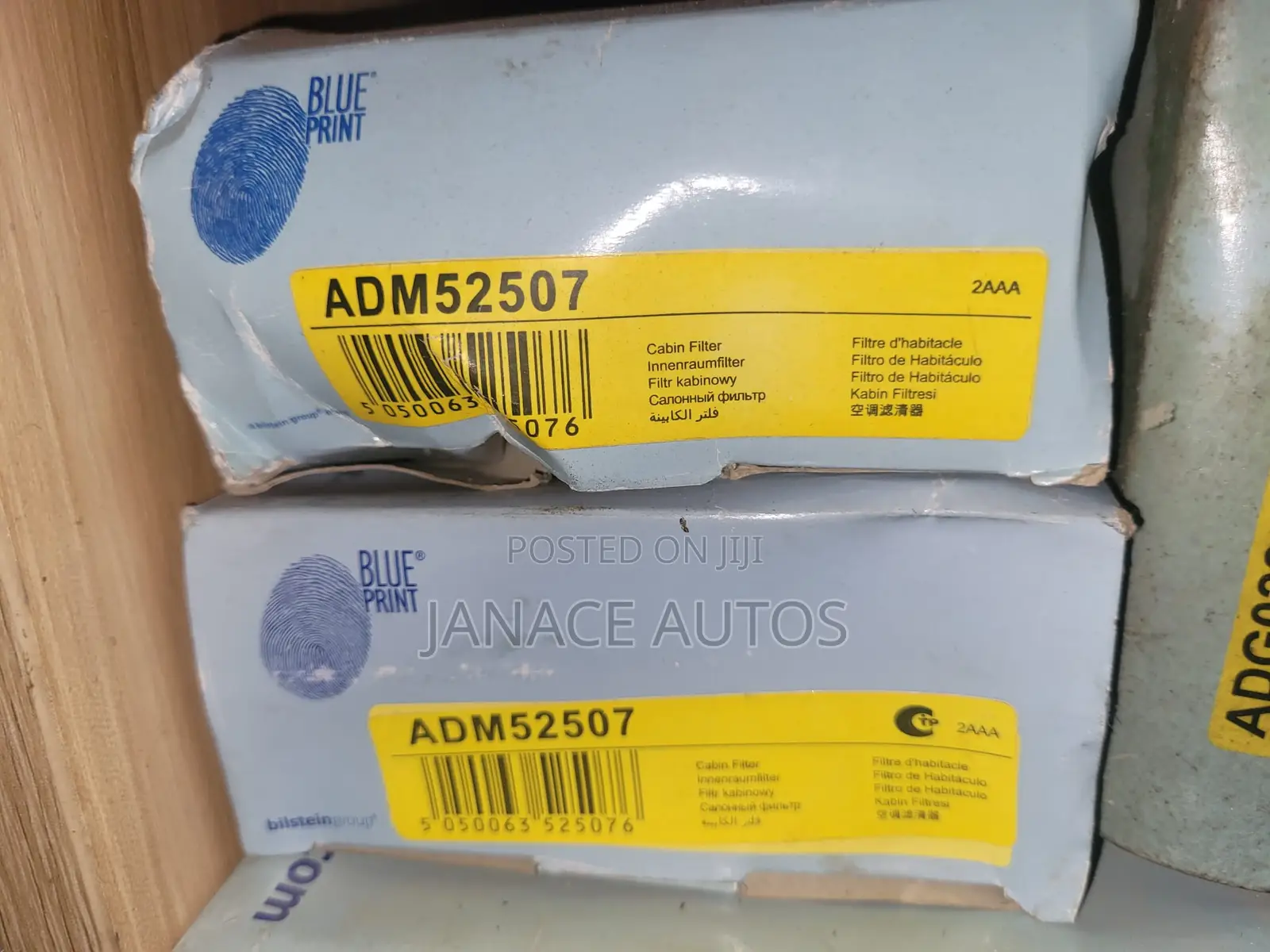 Mazda MPV Ii Mazda Rx-8 Cabin Air Filter Blue Print Adm52507