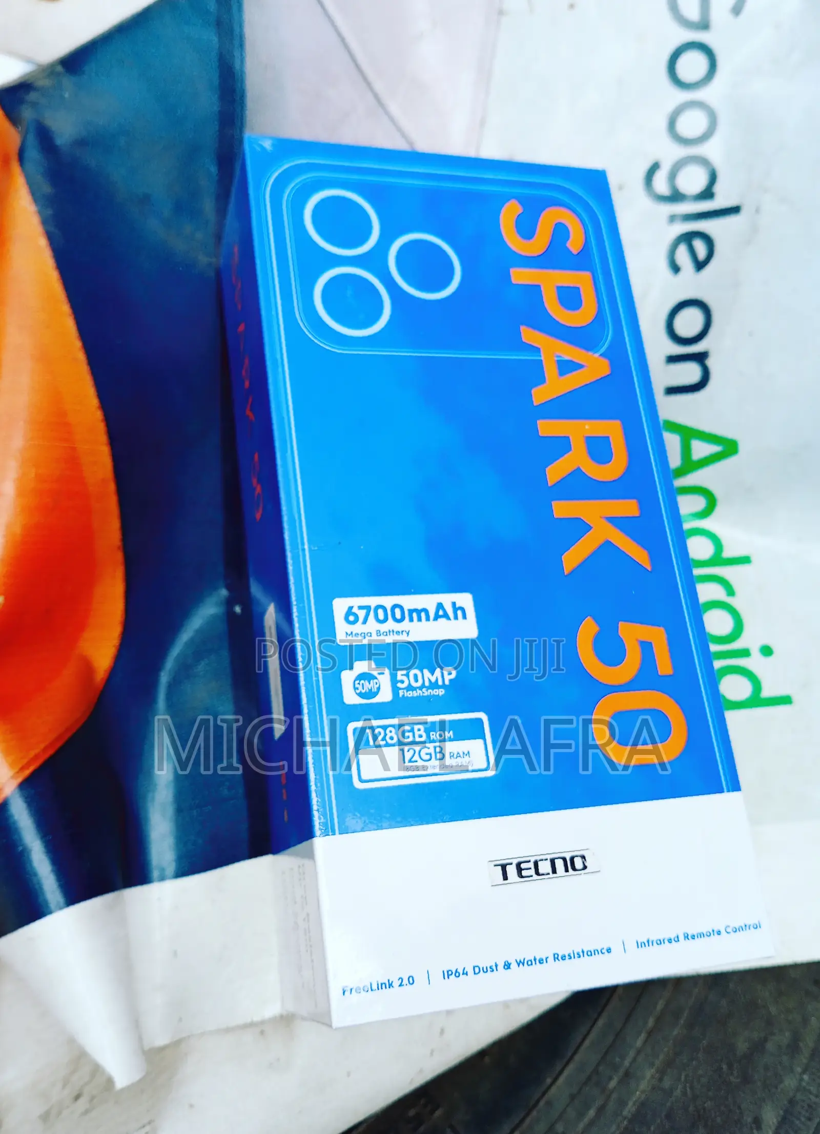 New Tecno Spark 50 128 GB Black
