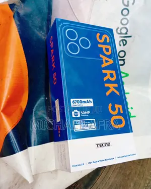 New Tecno Spark 50 128 GB Black