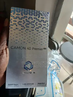 New Tecno Camon 40 Premier 5G 256 GB Black