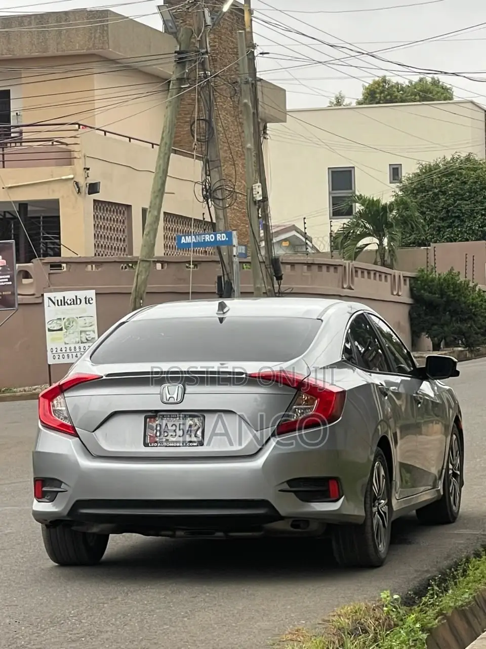 Honda Civic EX 4dr Sedan (2.0L 4cyl) 2017 Silver