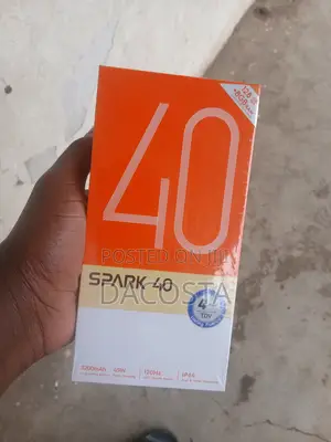New Tecno Spark 40 256 GB Black