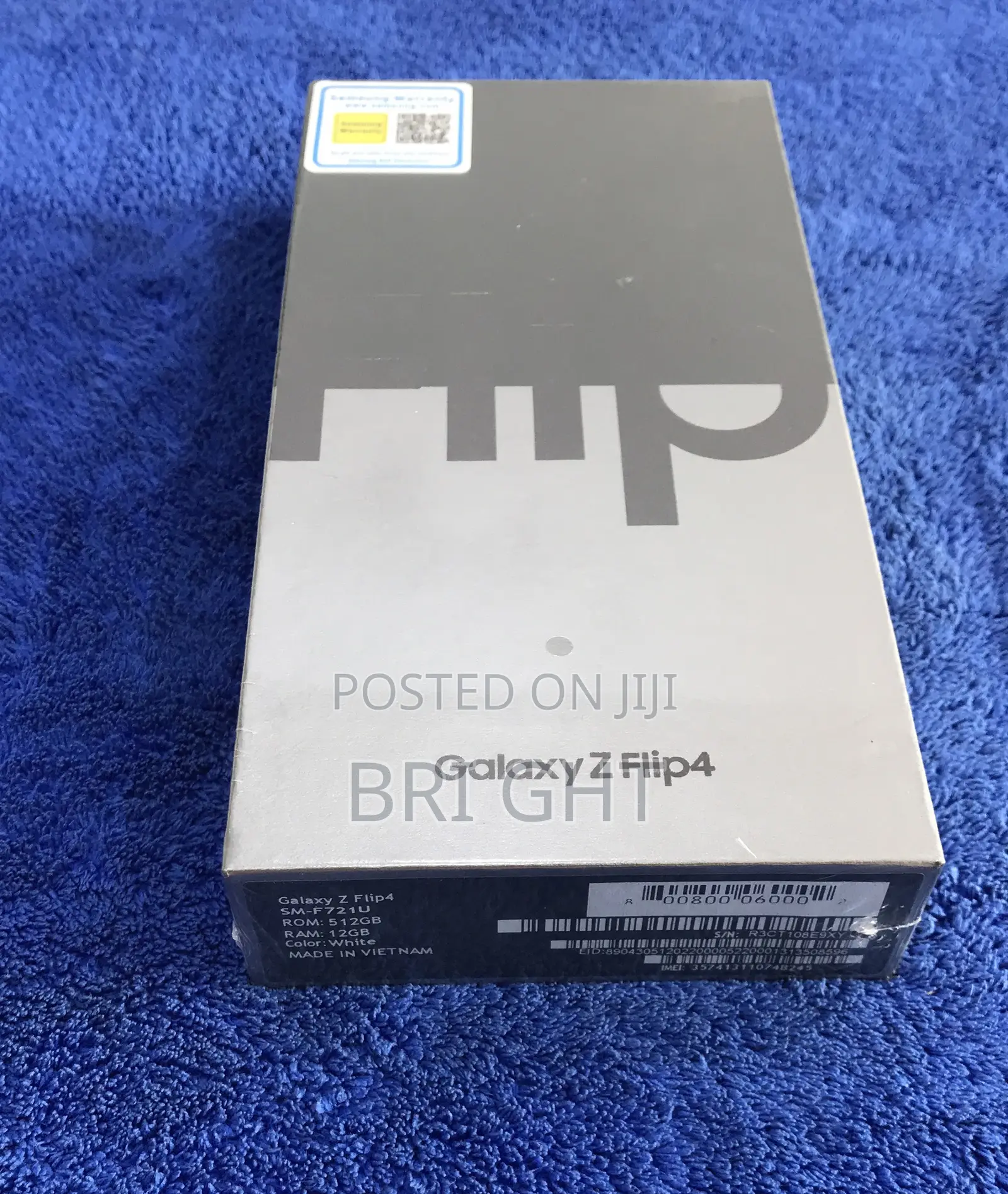 New Samsung Galaxy Z Flip4 512 GB White