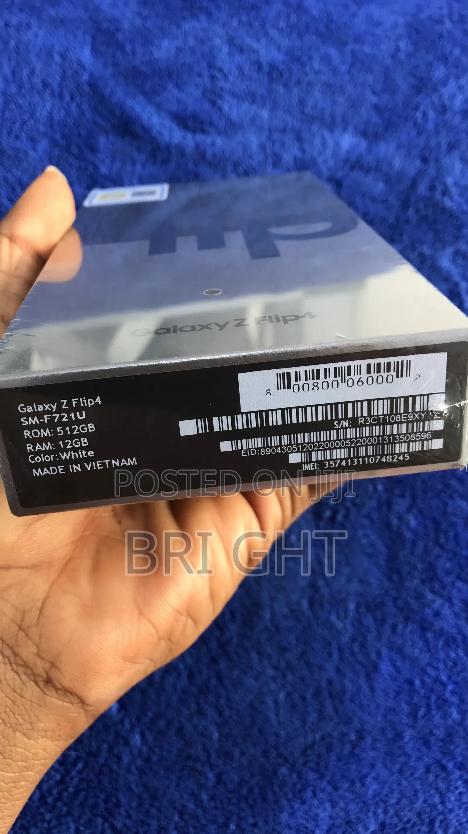 New Samsung Galaxy Z Flip4 512 GB White
