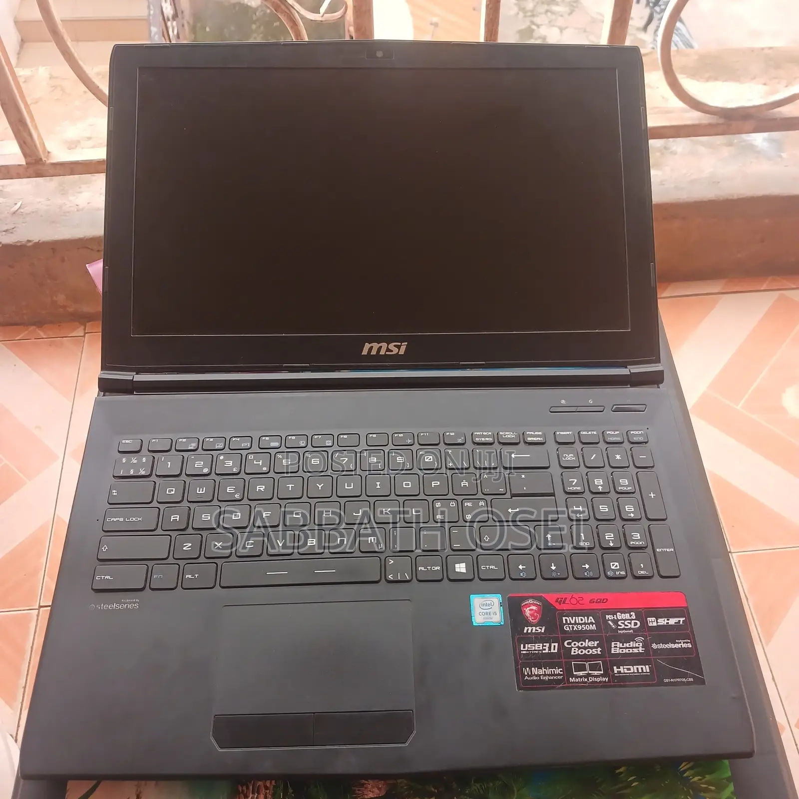 Laptop MSI 8GB Intel Core i5 HDD 1T