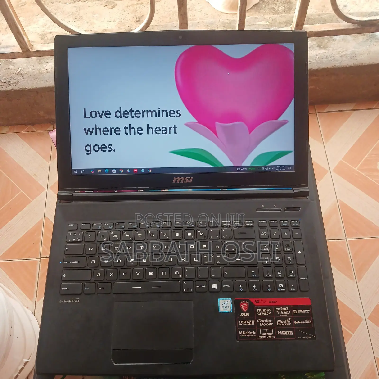 Laptop MSI 8GB Intel Core i5 HDD 1T