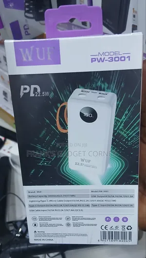 WUF Power Bank 30000mAh