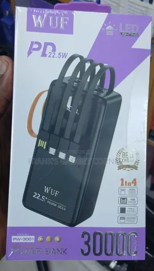 WUF Power Bank 30000mAh