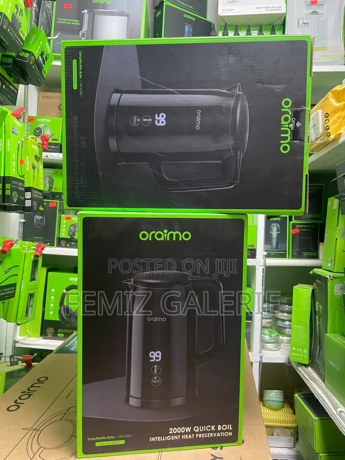 Oraimo SmartKettle Byte 2000W 304 Stainless Steel Electric Kettle