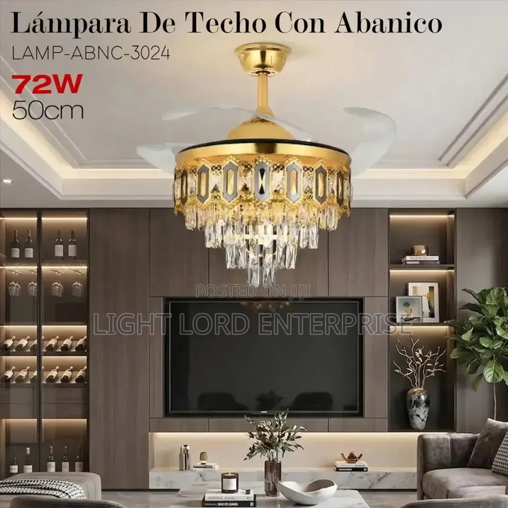 Cobra Body Chandelier Fan Light