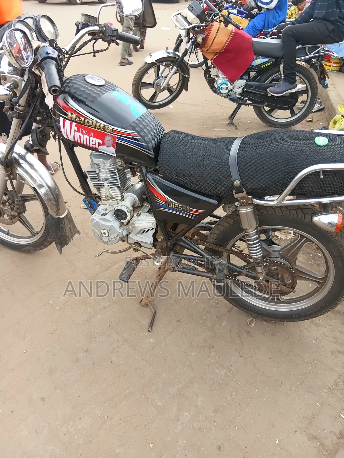 Haojue HJ125-8K 2022 Black