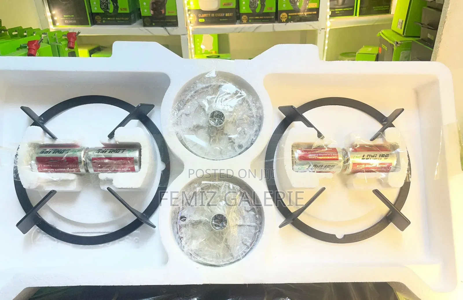 Oraimo FlameSaver D1 2-Burner Gas Stove With Timer